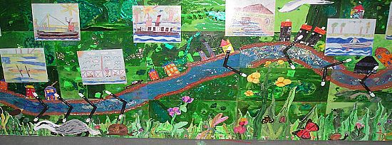 community history collage of the crinan canal